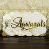 Majestic Gold Pearl Crest Insignia Name Plate (Customizable)