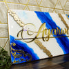 Opaline Gold Signature Door Name Plate (Customizable)