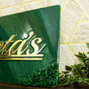 Emerald Gold Insignia Name Plate (Customizable)