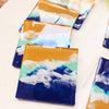 Seaside Serenity Premium Resin Coasters Set