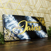 Midnight Elegance Insignia Door Name Plate (Customizable)