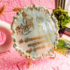 DivineView Table Top Mantra Frames with Golden Metal Stand (8 Inches)